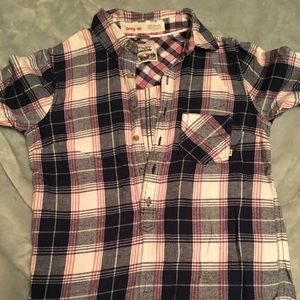 TNA plaid long sleeve